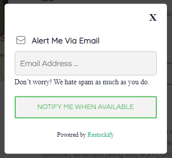 Notify Me! - What to Do When Things Are Out Of Stock