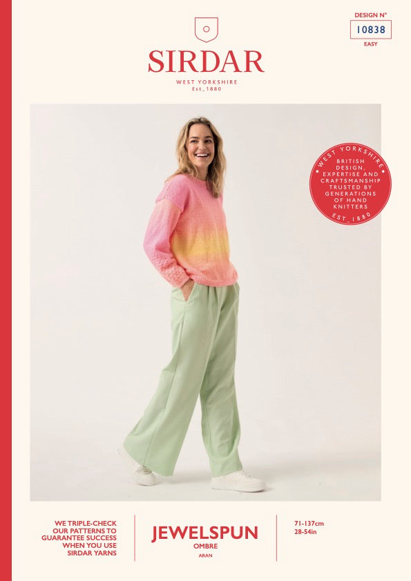 Sirdar - 10838 - Sleeve Appeal Sweater