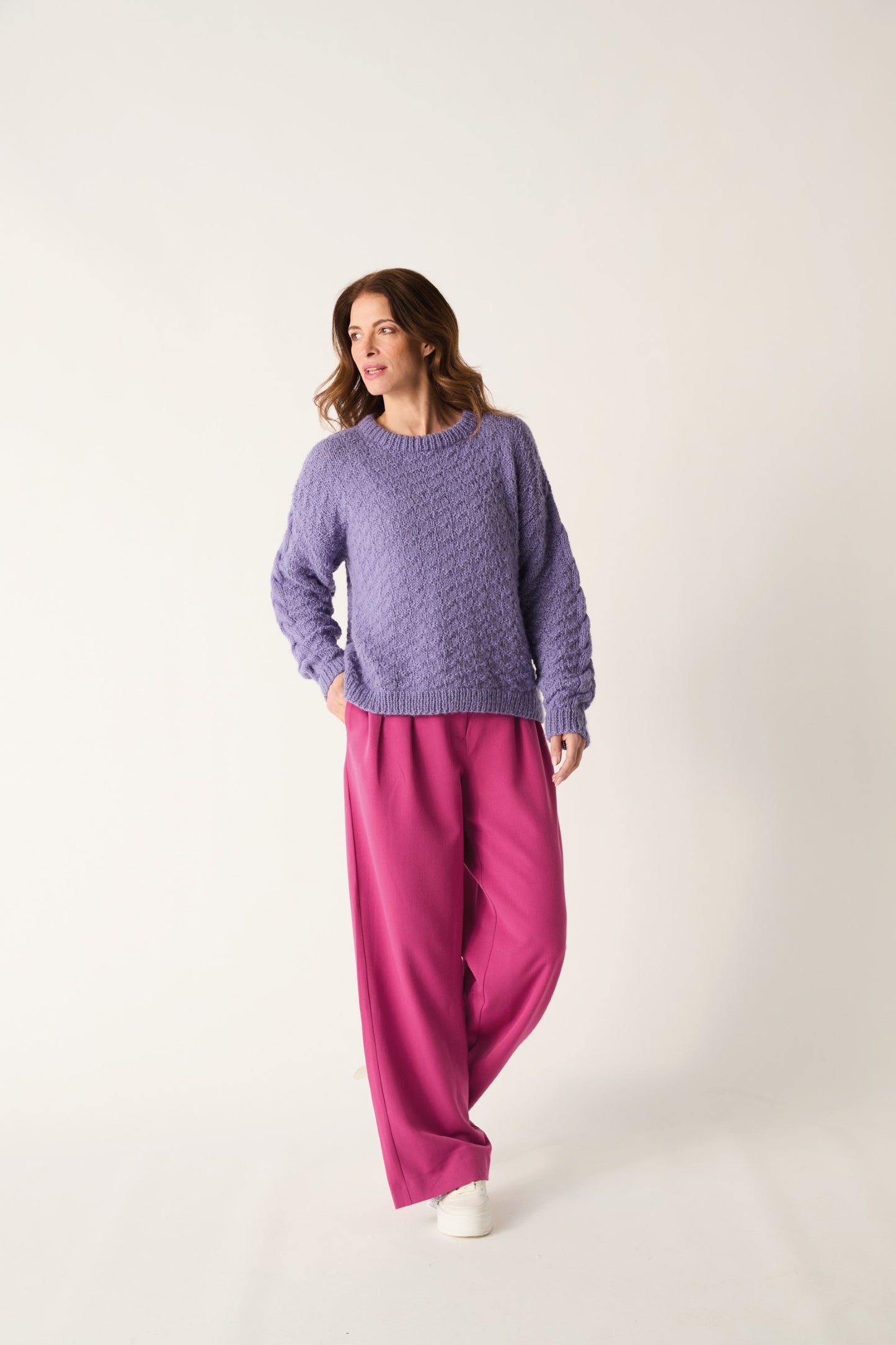 Sirdar Soft Down DK -10881 - Soft Cable Sweater