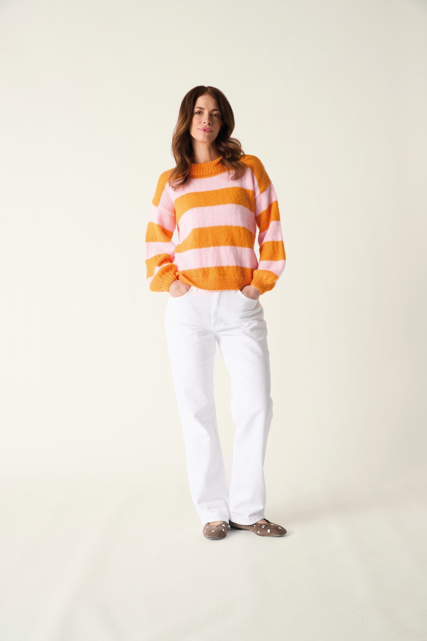 Sirdar Soft Down DK - 10883 - Big Stripe Sweater