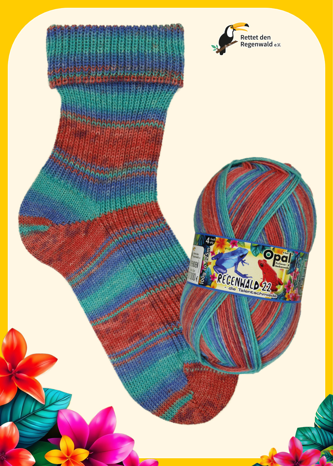 Opal Rain Forest 22 Sock Yarn