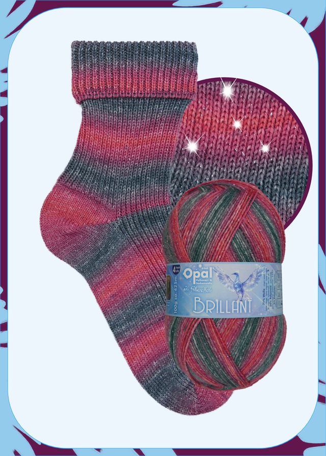 Opal Brillant Sparkly 4ply Sock Yarn