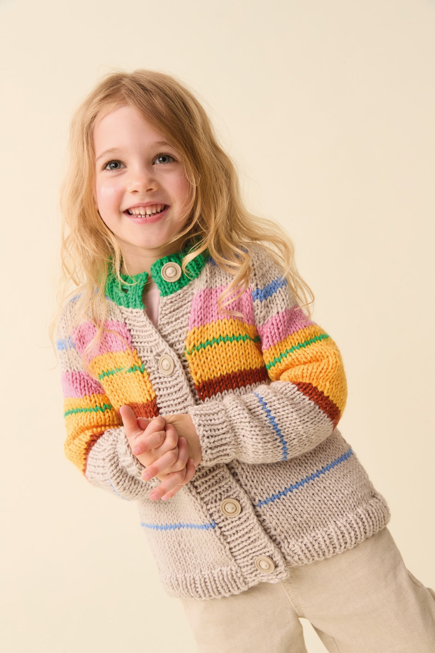 Sirdar Snuggly Chunky - 2639 - Scandi-Striped Cardi