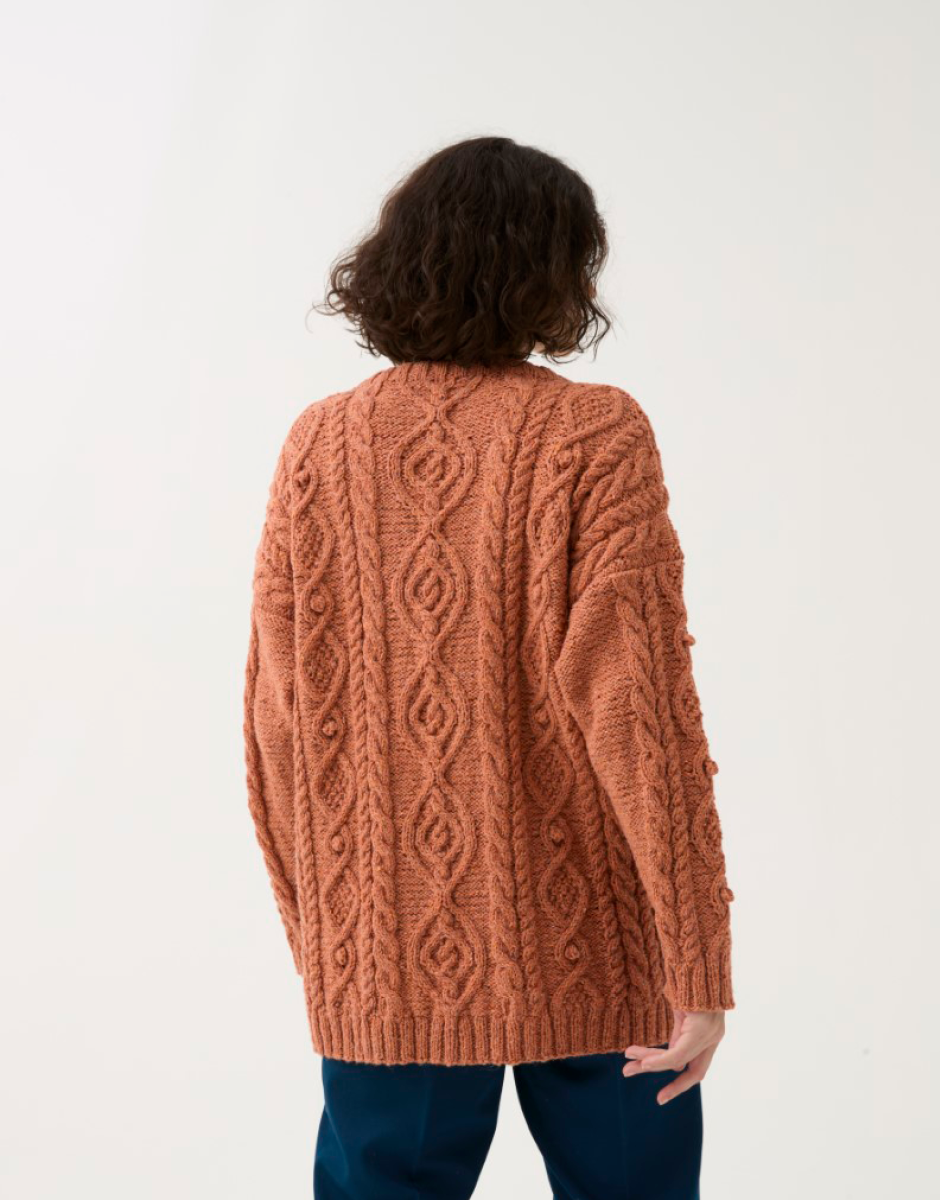 Sirdar - 10785 - Cable Crew Sweater- Loveful Recycled Tweed Blend DK