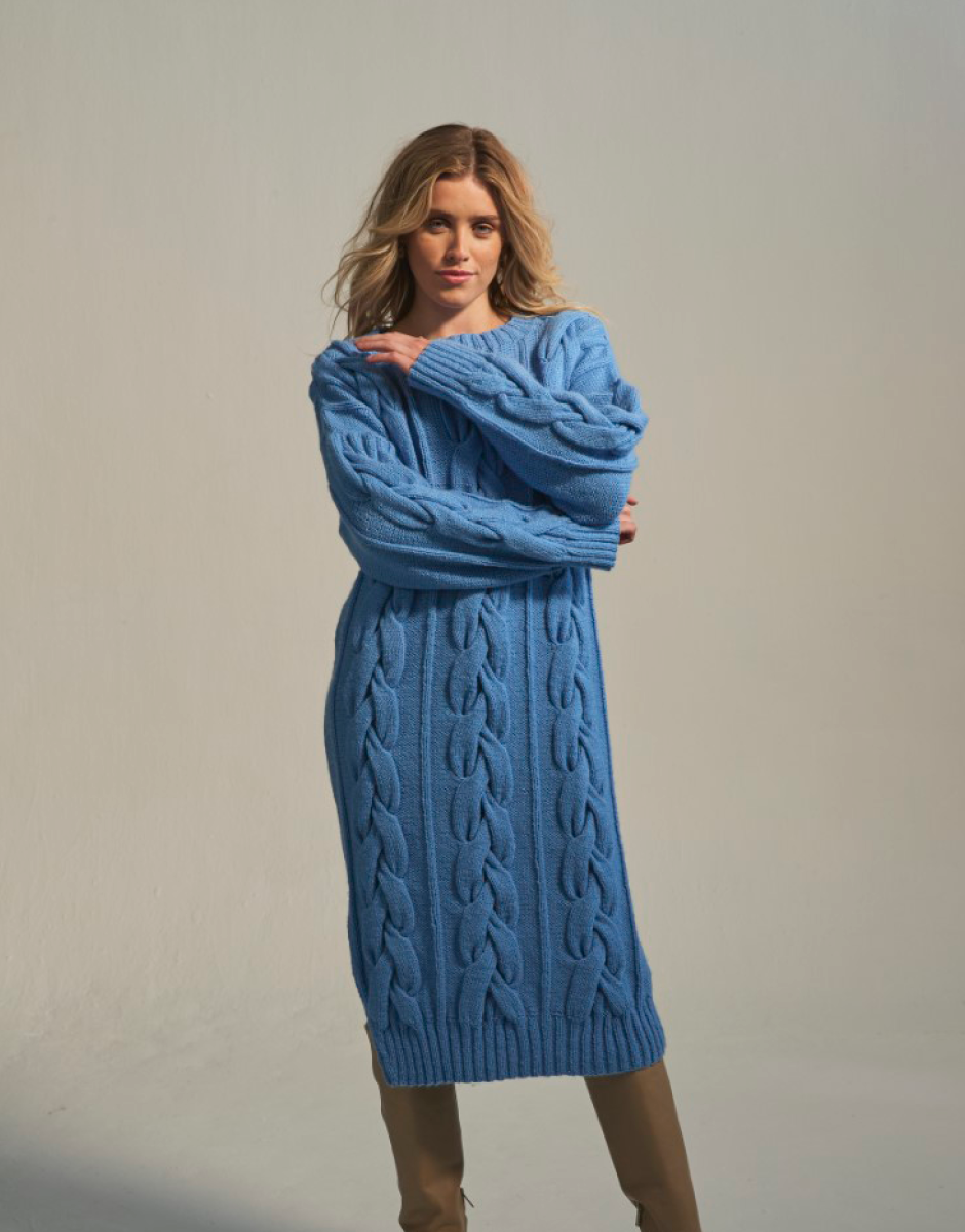 Sirdar - 10775 - Estuary Sweater Dress - Loveful Acrylic DK