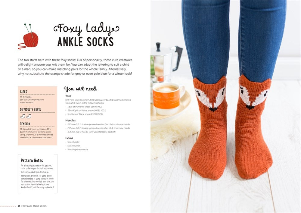 Knitted Animal Socks by Lauren Riker