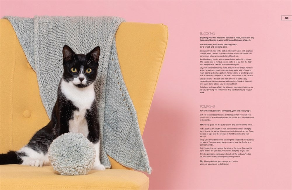 Cat Knits - 16 pawsome knitting patterns for yarn and cat lovers by Marna Gilligan