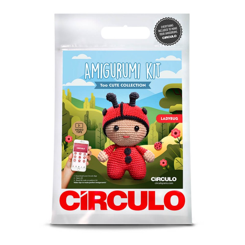 Circulo Crochet Kit - Lady Bug