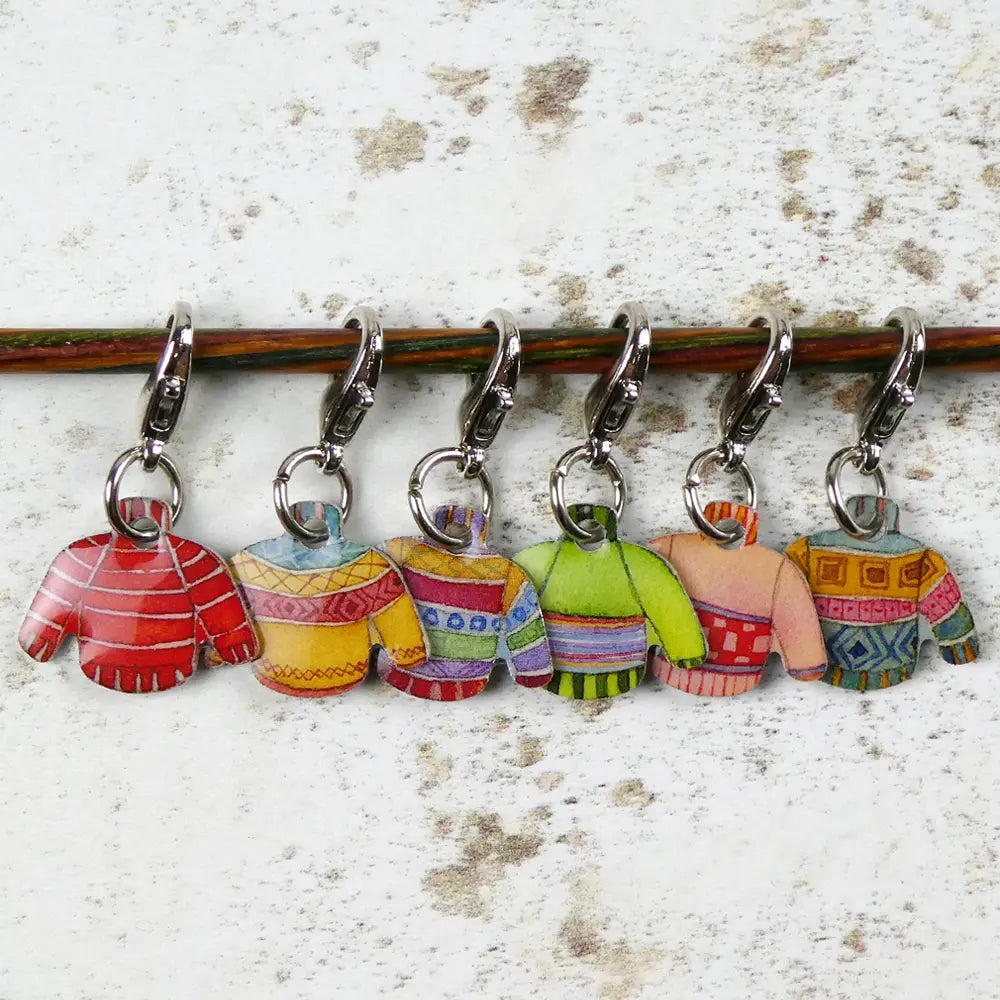Emma Ball - Set of 6 Crochet Stitch Markers