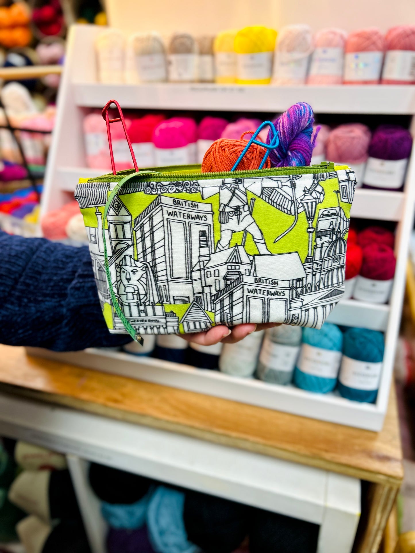 Bertie & Poppet - Notions Pouch - Exclusive Nottingham Landmark Design
