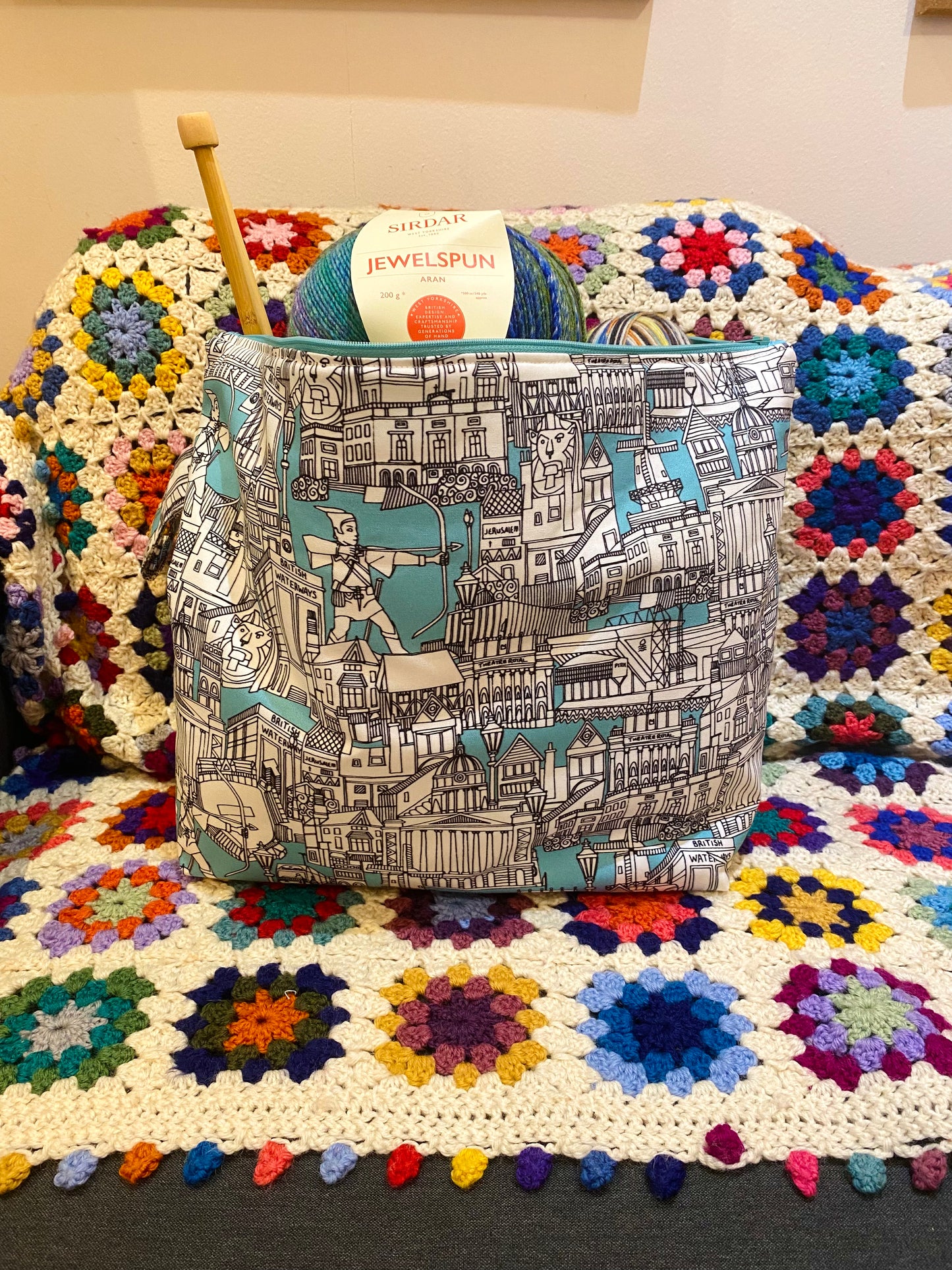 Bertie & Poppet - Large project bags - Exclusive Nottingham Landmark Design