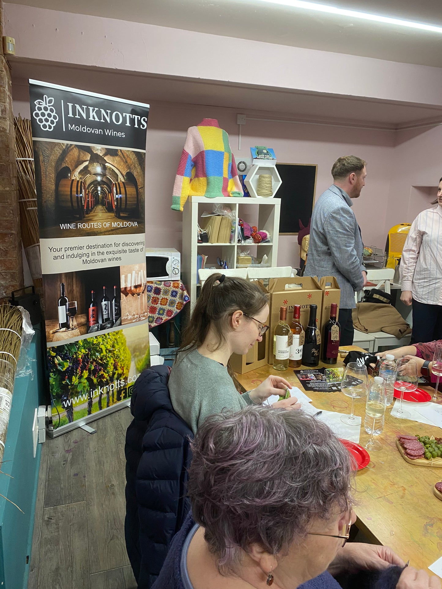 Wine and Twine - A knit & natter with a twist! Saturday 13th September, 5-7pm