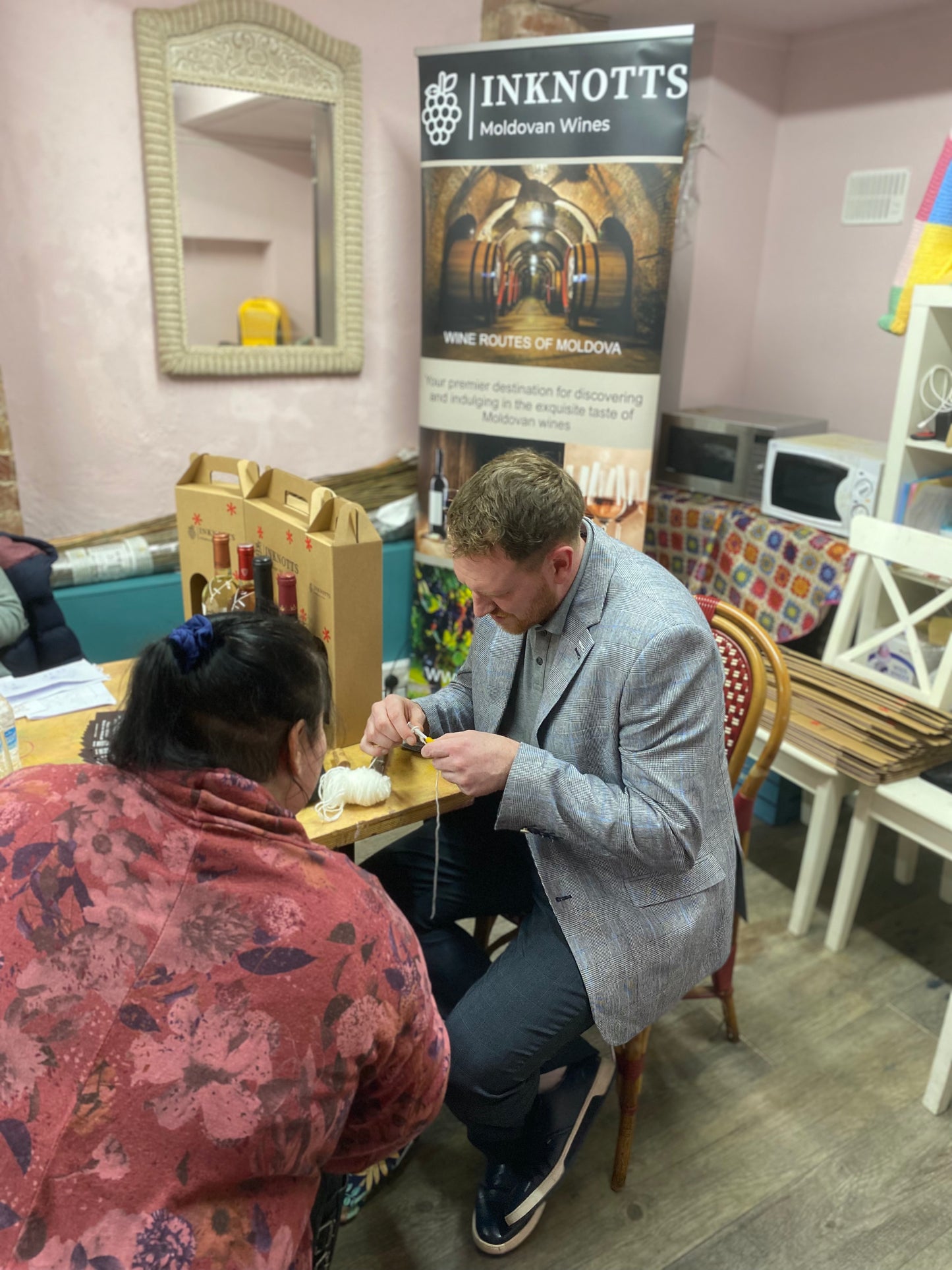 Wine and Twine - A knit & natter with a twist! Saturday 8th November, 5-7pm