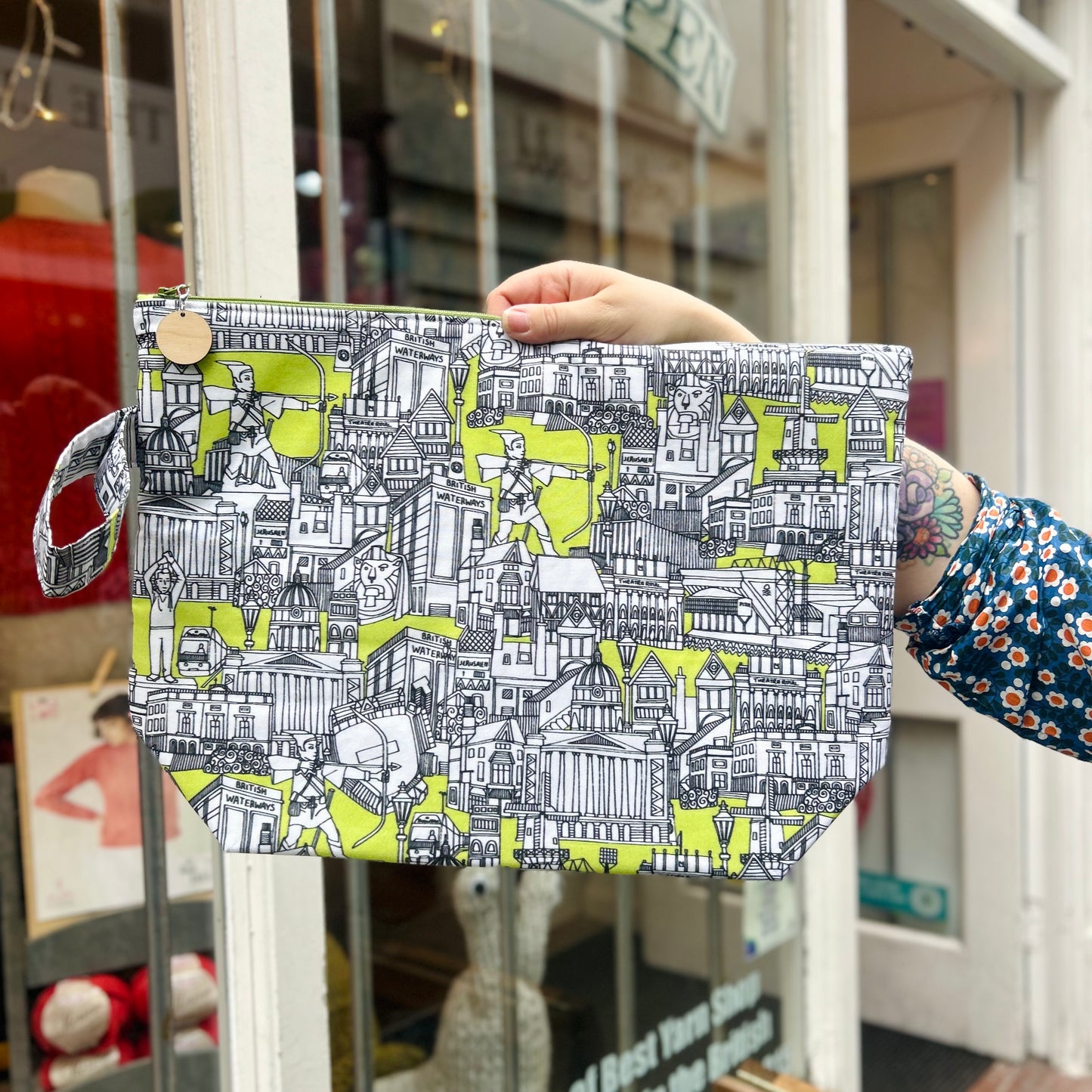 Bertie & Poppet - Large project bags - Exclusive Nottingham Landmark Design