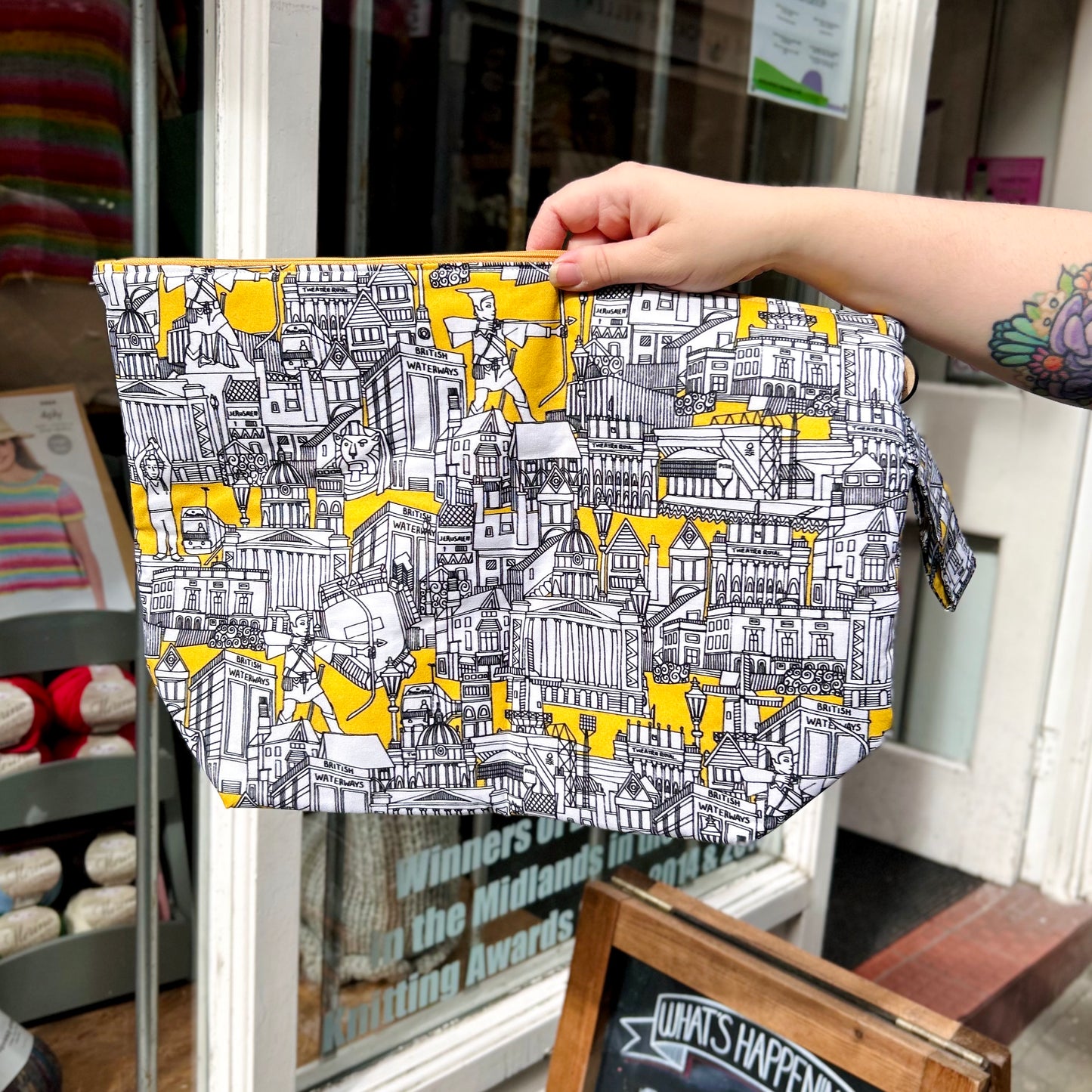 Bertie & Poppet - Large project bags - Exclusive Nottingham Landmark Design
