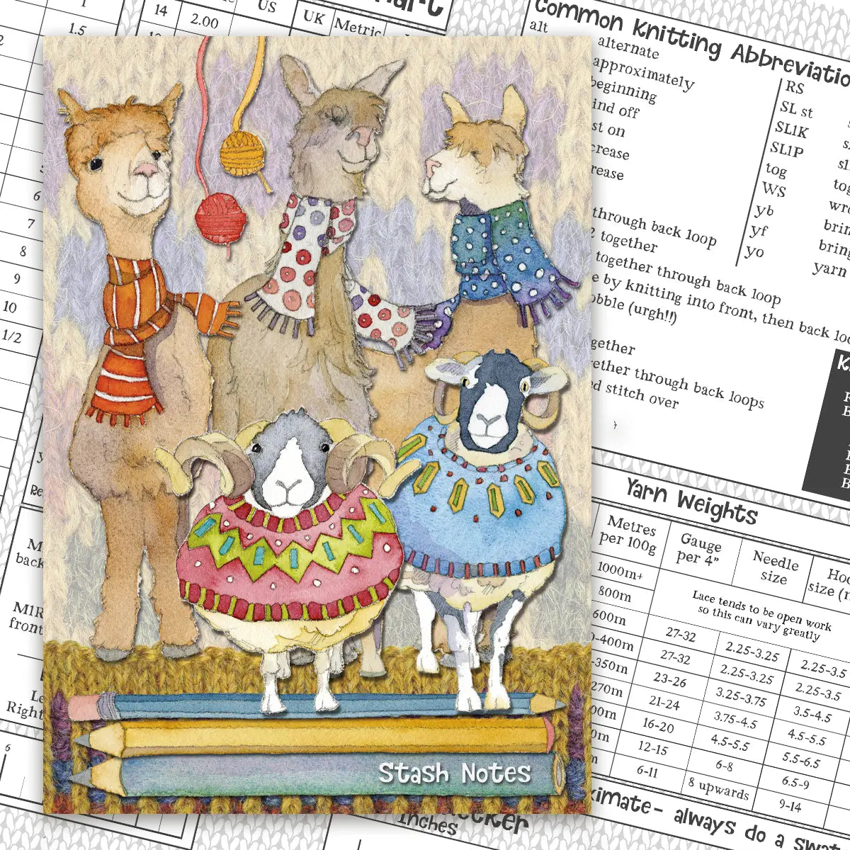 Emma Ball - Stash Notes - Llama