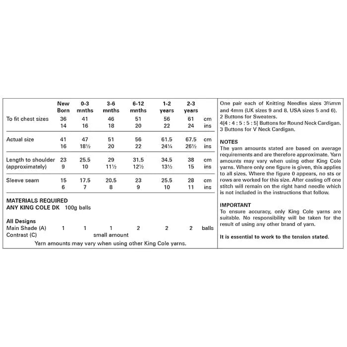 2909 - DK Sweaters and Cardigans