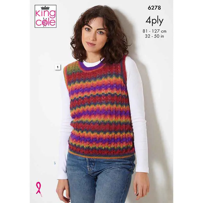 6278 4ply Lace Vest Top & Accesories