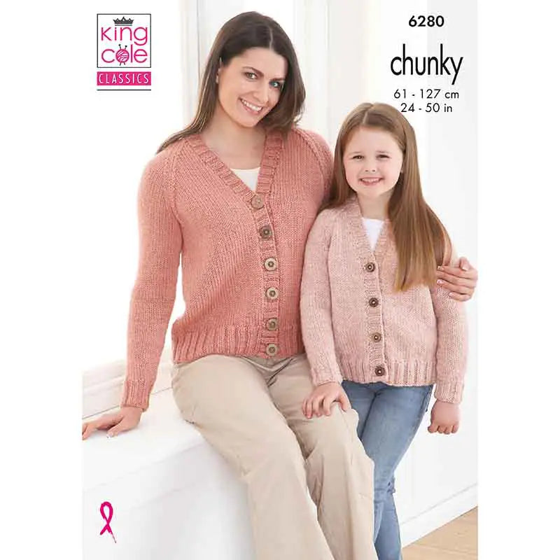 6280 - Cardigan and Sweater - Chunky
