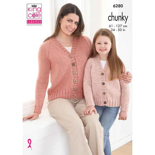 6280 - Cardigan and Sweater - Chunky