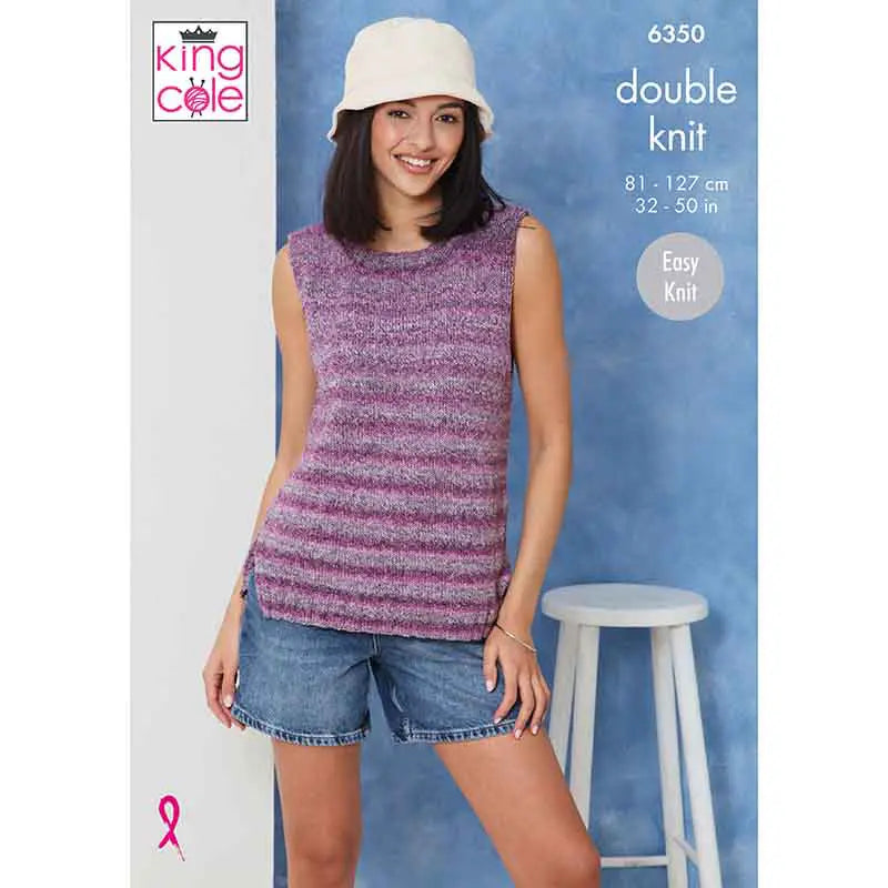 6350 - Round neck and V neck Top - DK