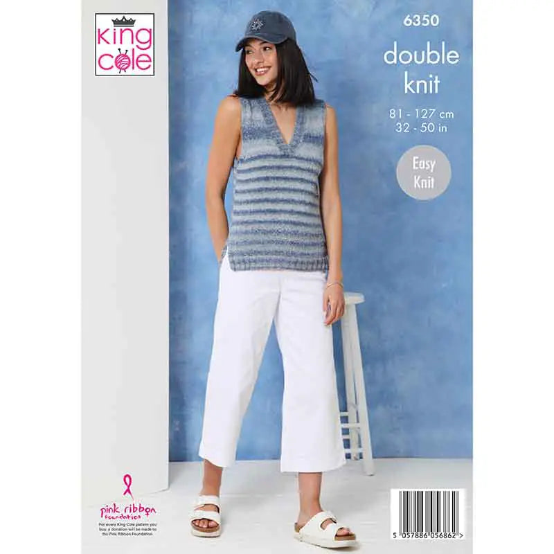 6350 - Round neck and V neck Top - DK