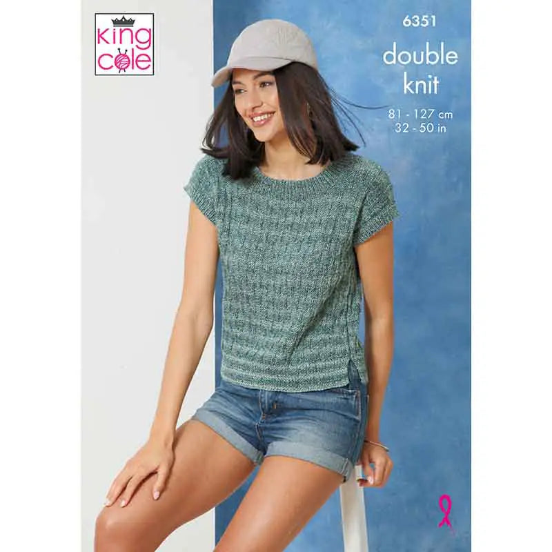 6351 - Sweater and Top - DK