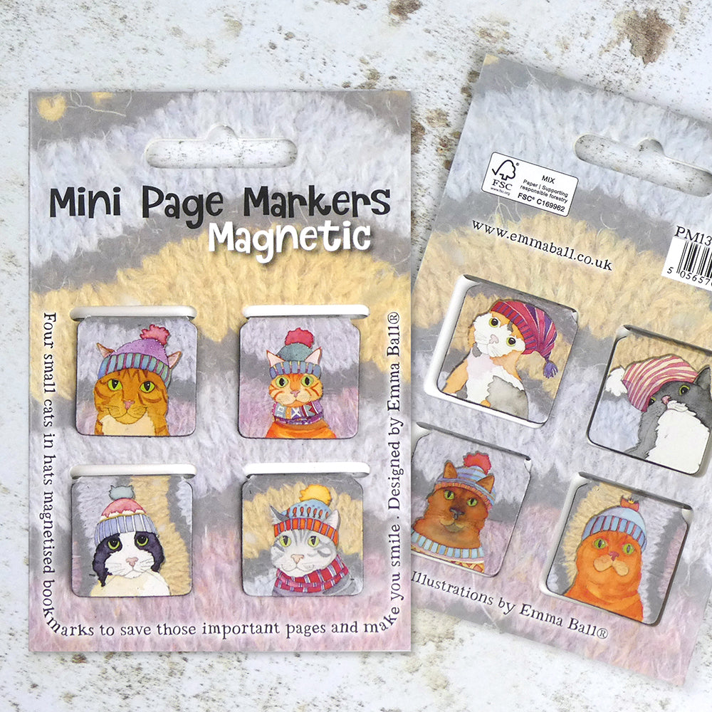 Emma Ball - Set of 4 Mini Page Markers