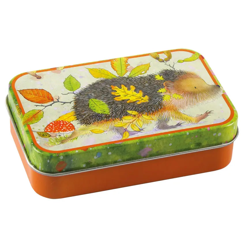 Emma Ball - Hedgehog Mini Rectangular Hinged Tin