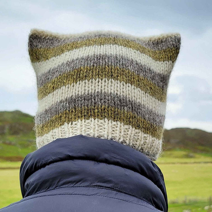 Colonsay Wool Growers Knitting Kit- Colonsay Square Hat