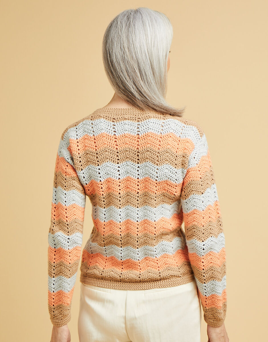 Sirdar - 10670 - Chevron Stripe Jacket