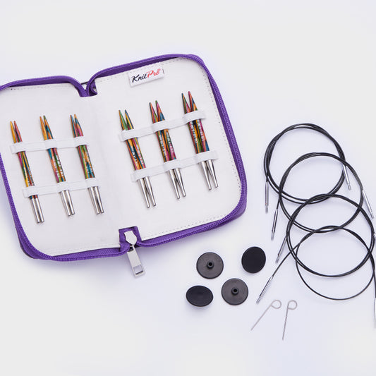 KnitPro Symfonie Wood Deluxe Interchangeable Needle Set