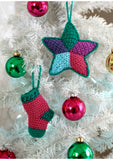 Star and Mini Stocking Decoration