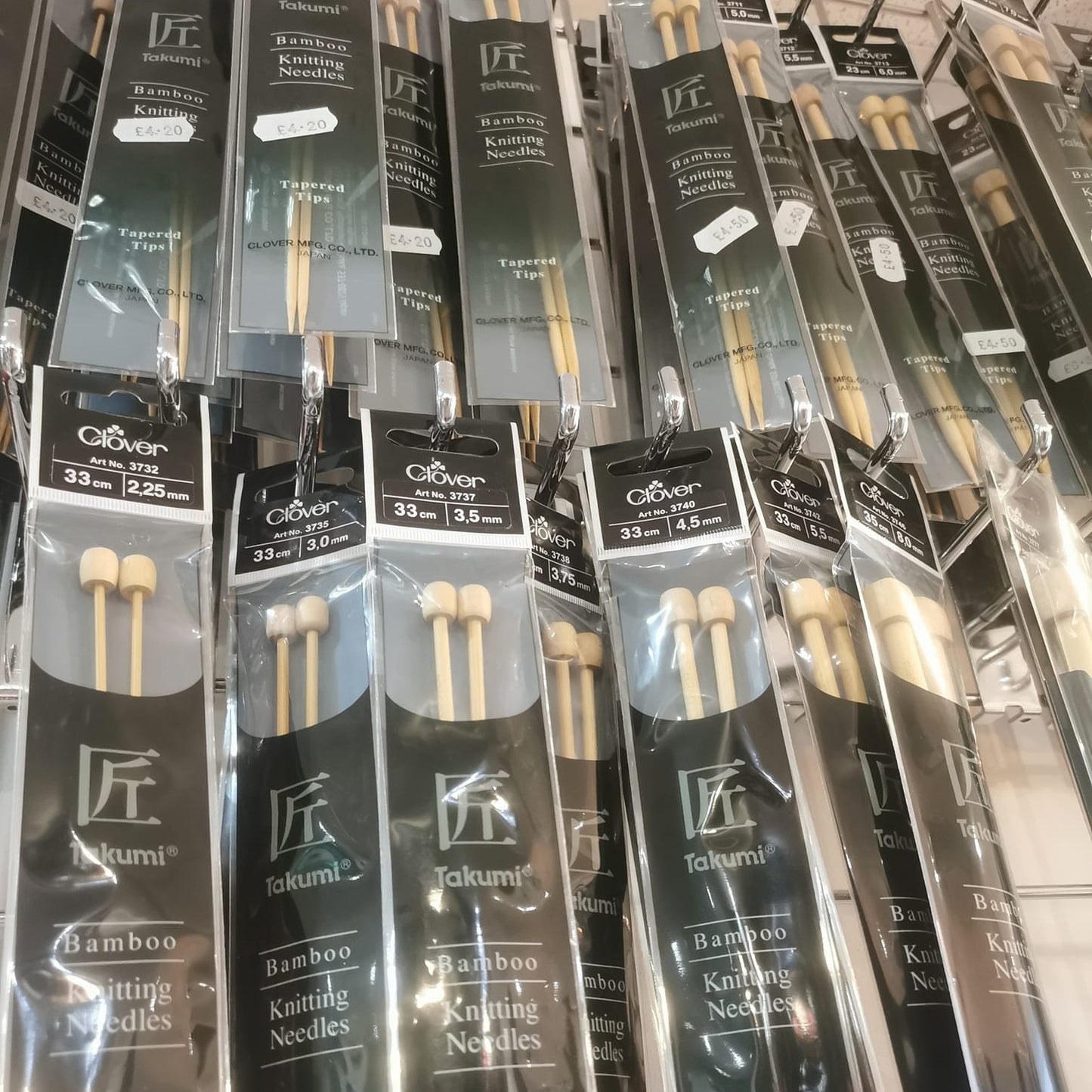 Clover Bamboo Straight Needles - 60% OFF!