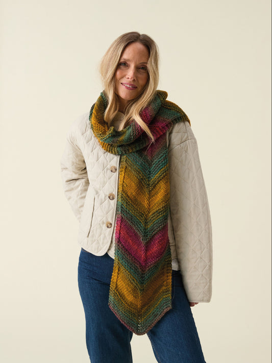 Hayfield Spirit Chunky - 10865 - Chevron Scarf