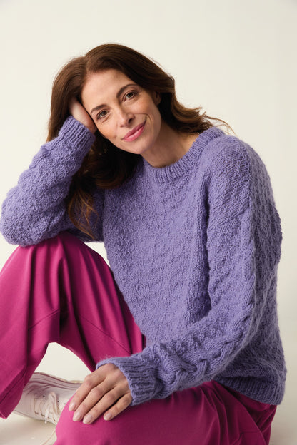 Sirdar Soft Down DK -10881 - Soft Cable Sweater
