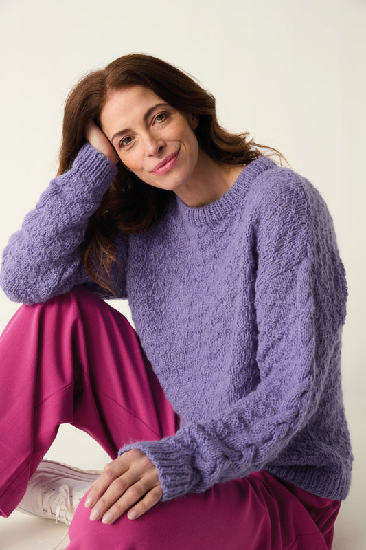 Sirdar Soft Down DK -10881 - Soft Cable Sweater