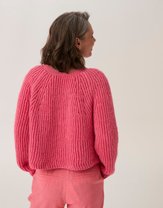 Sirdar - 10913 - Root System Rib Cardigan - Loveful Bio Blend