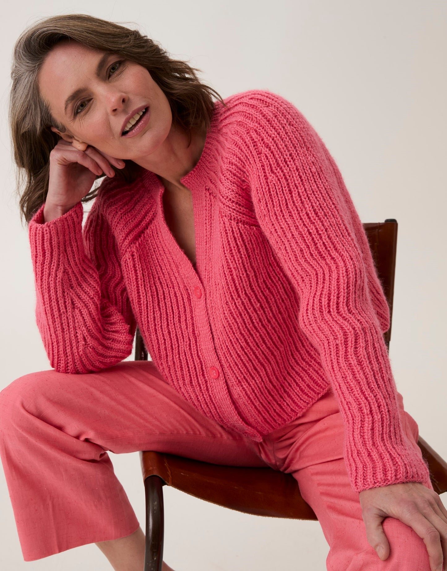 Sirdar - 10913 - Root System Rib Cardigan - Loveful Bio Blend