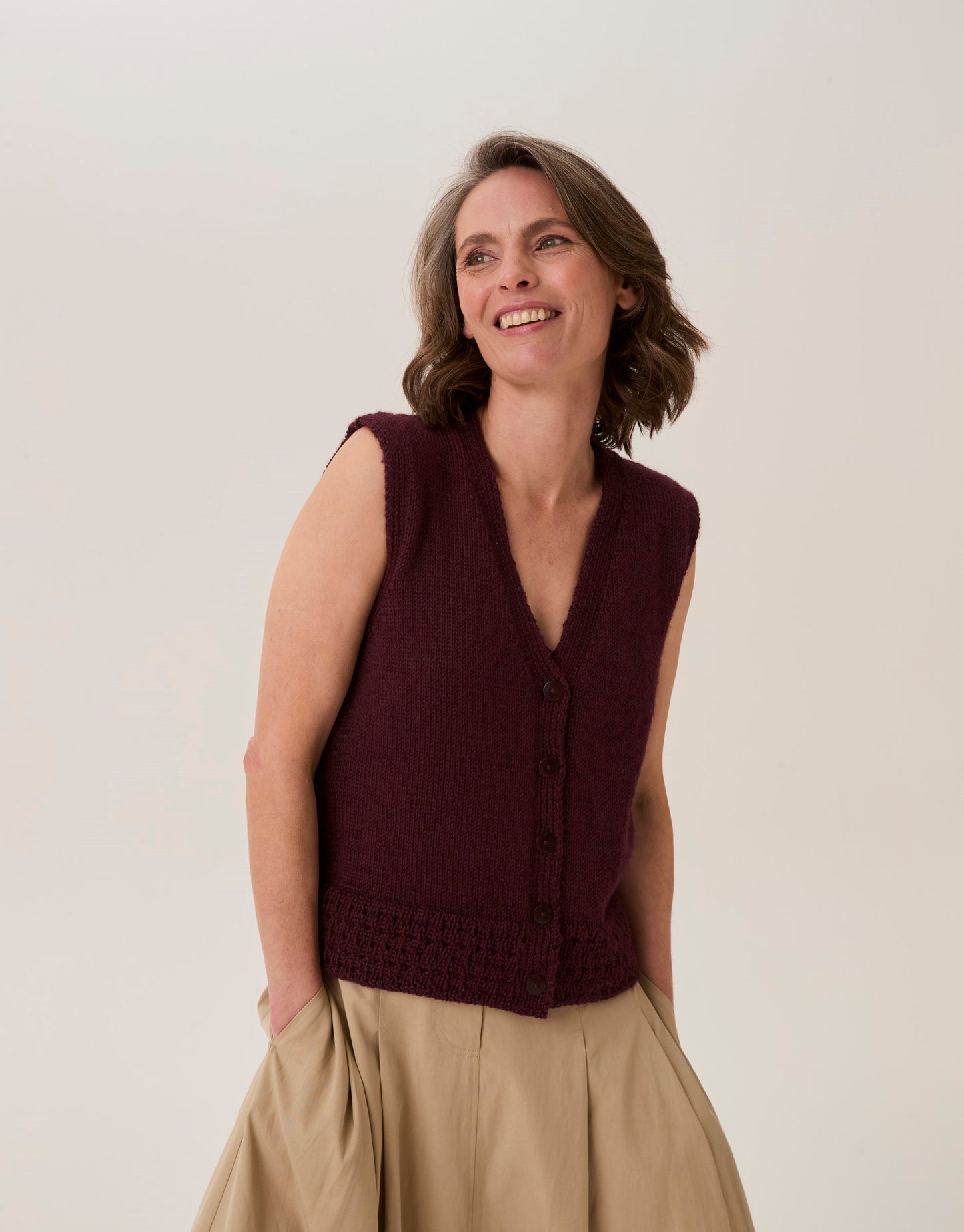 Sirdar - 10917 - Beehive Rib Vest - Loveful Bio Blend