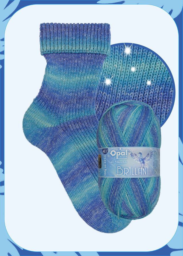 Opal Brillant Sparkly 4ply Sock Yarn