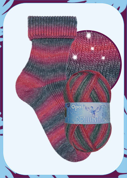 Opal Brillant Sparkly 4ply Sock Yarn