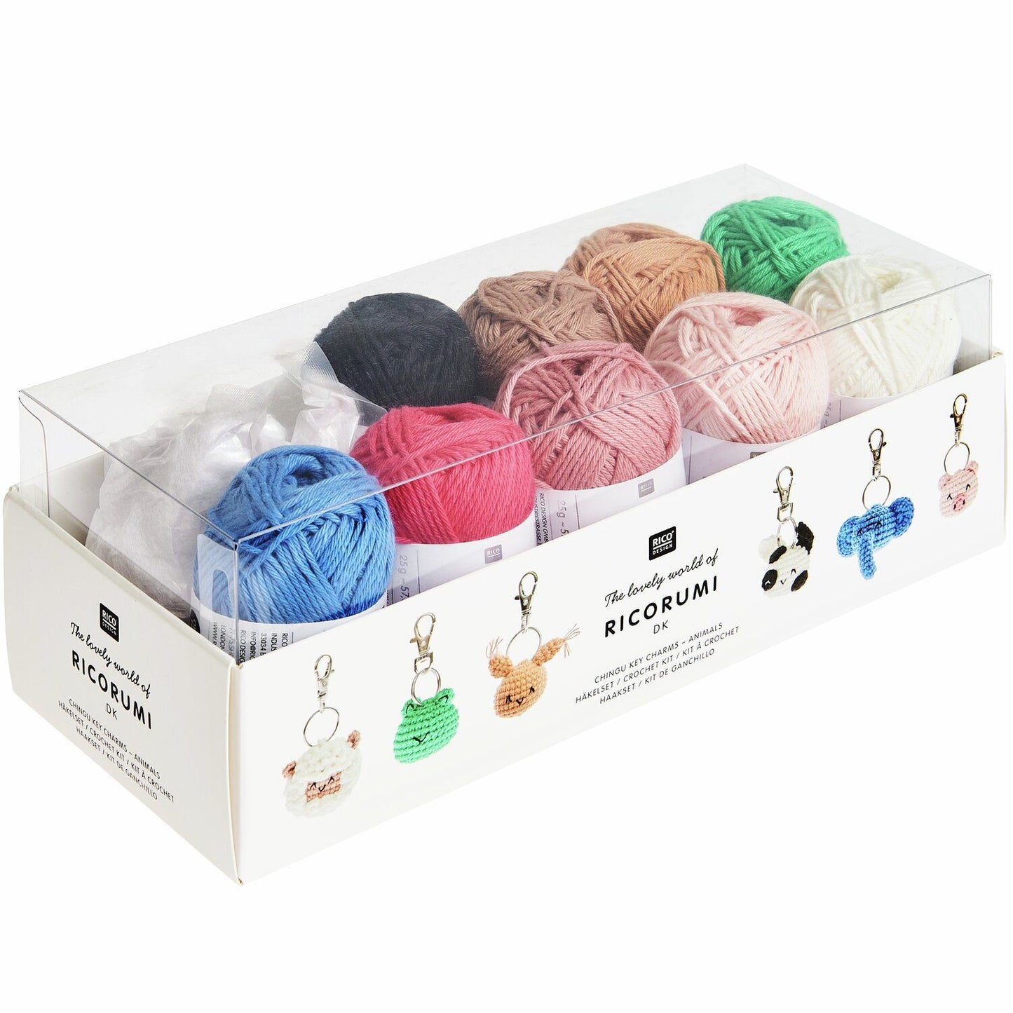 Ricorumi Crochet Keyring Kit - Animals