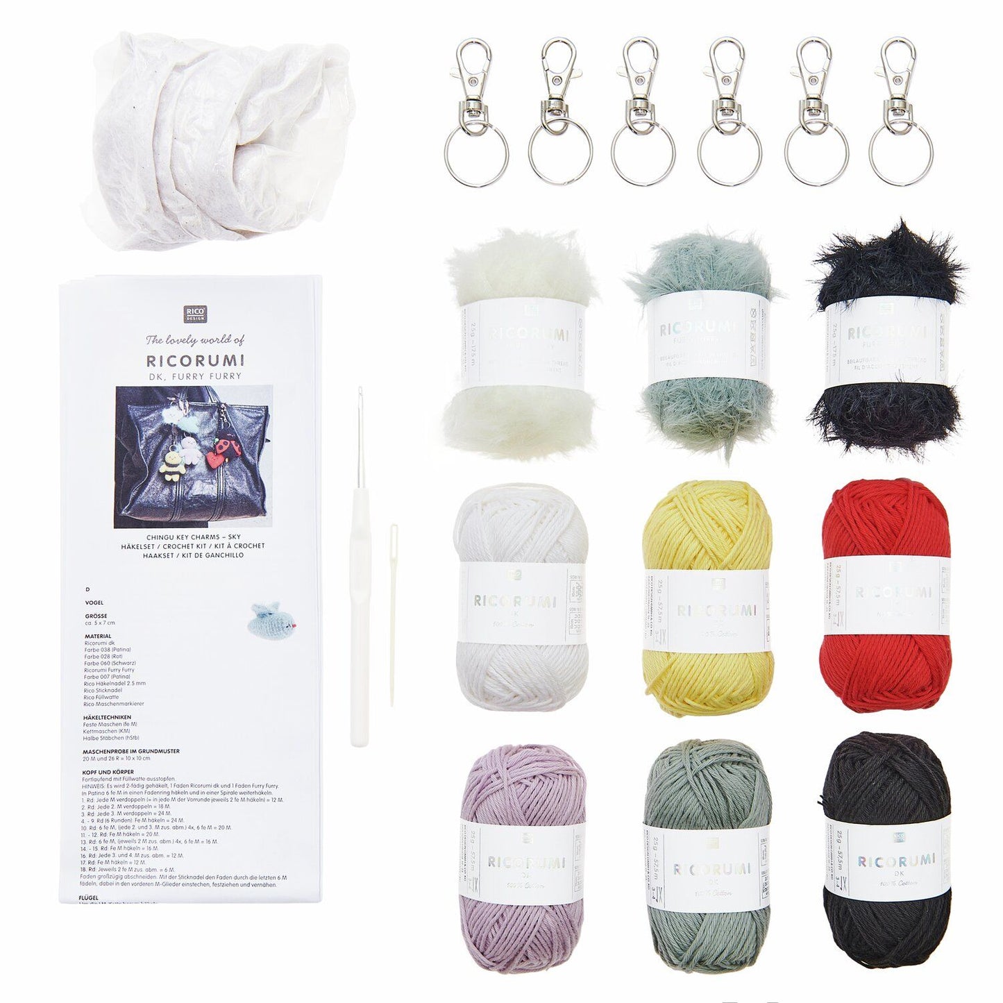 Ricorumi Crochet Keyring Kit - Chingu Sky