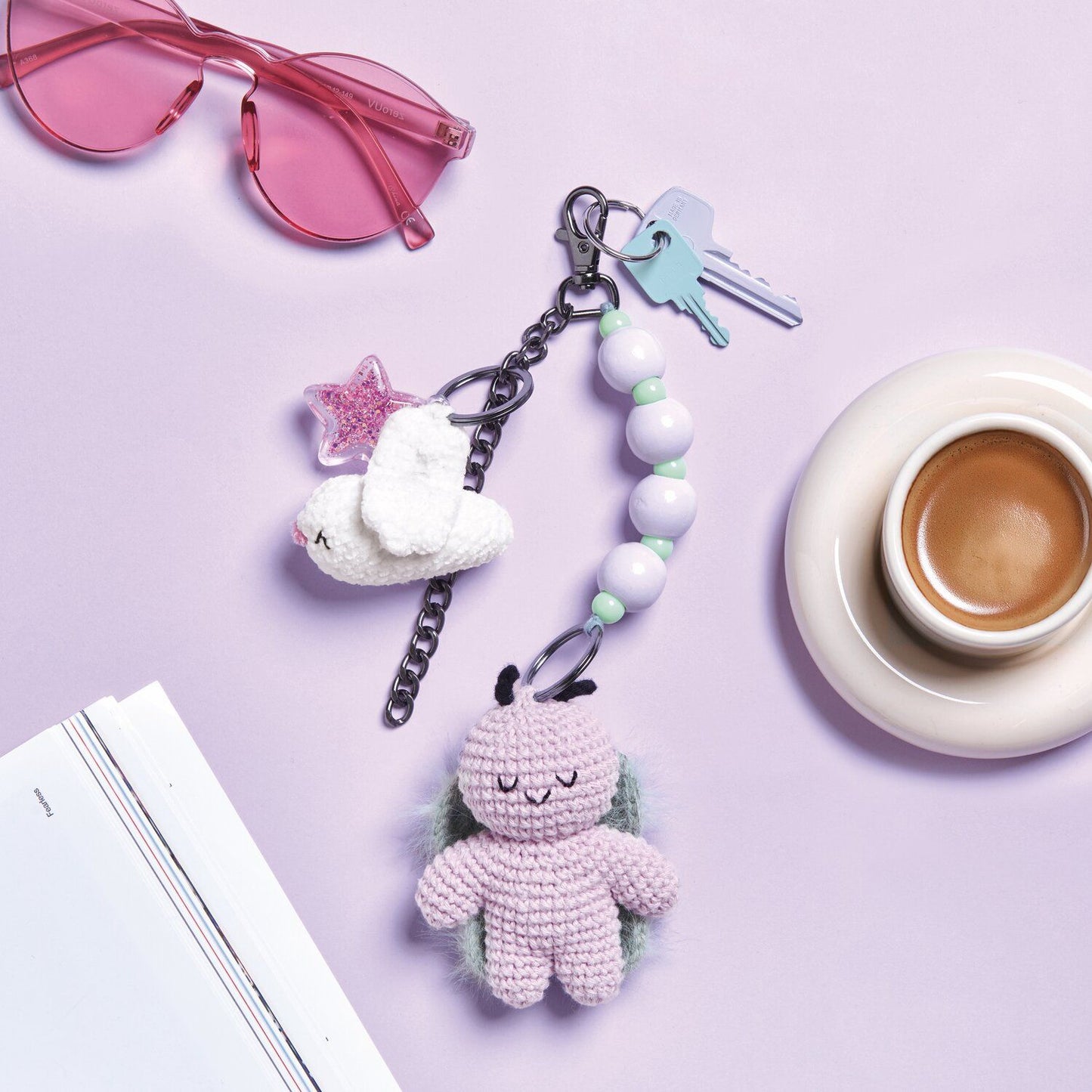 Ricorumi Crochet Keyring Kit - Chingu Sky