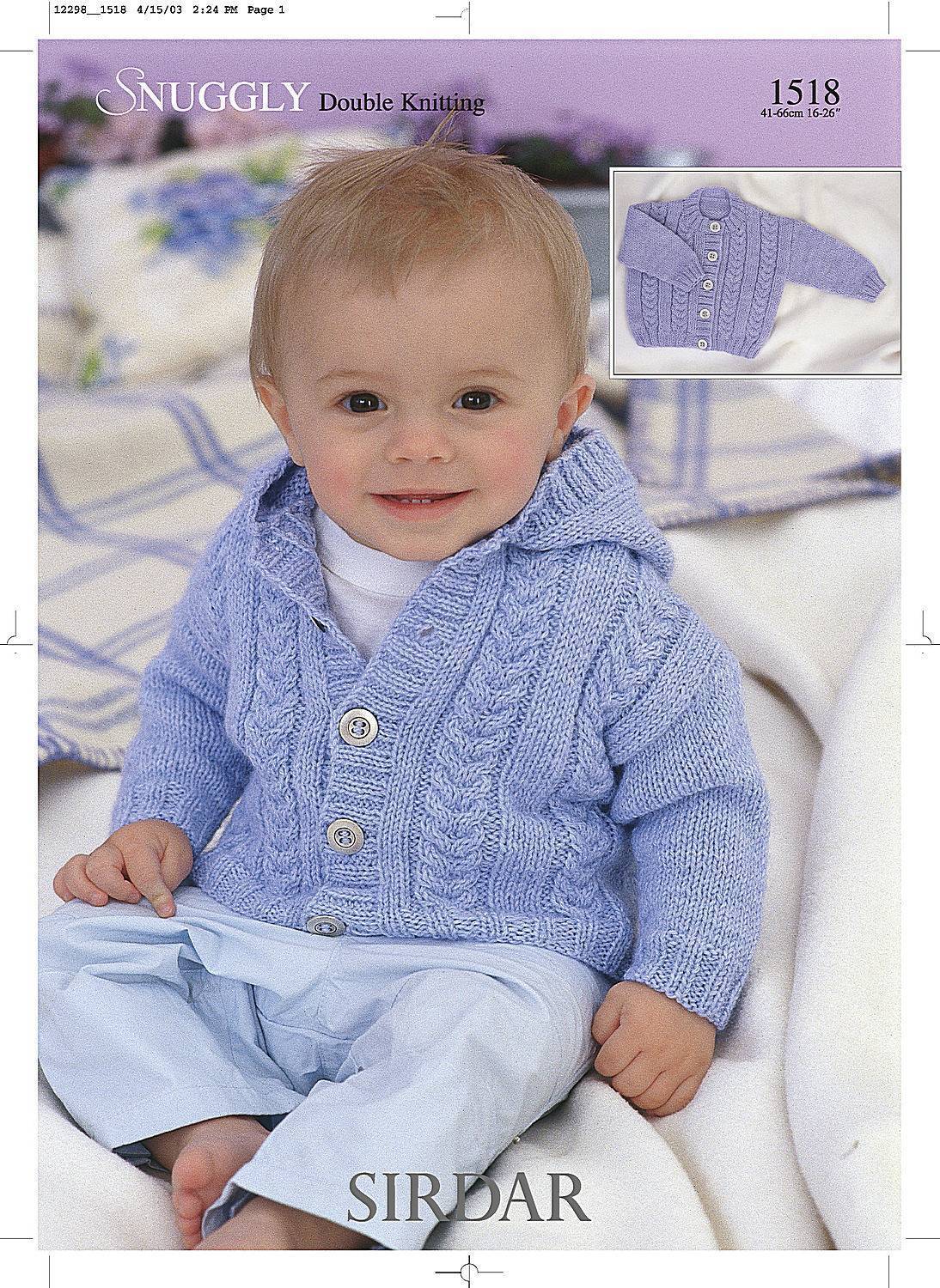 Knitting Pattern Cardigan In Snuggly DK