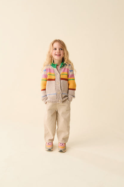 Sirdar Snuggly Chunky - 2639 - Scandi-Striped Cardi