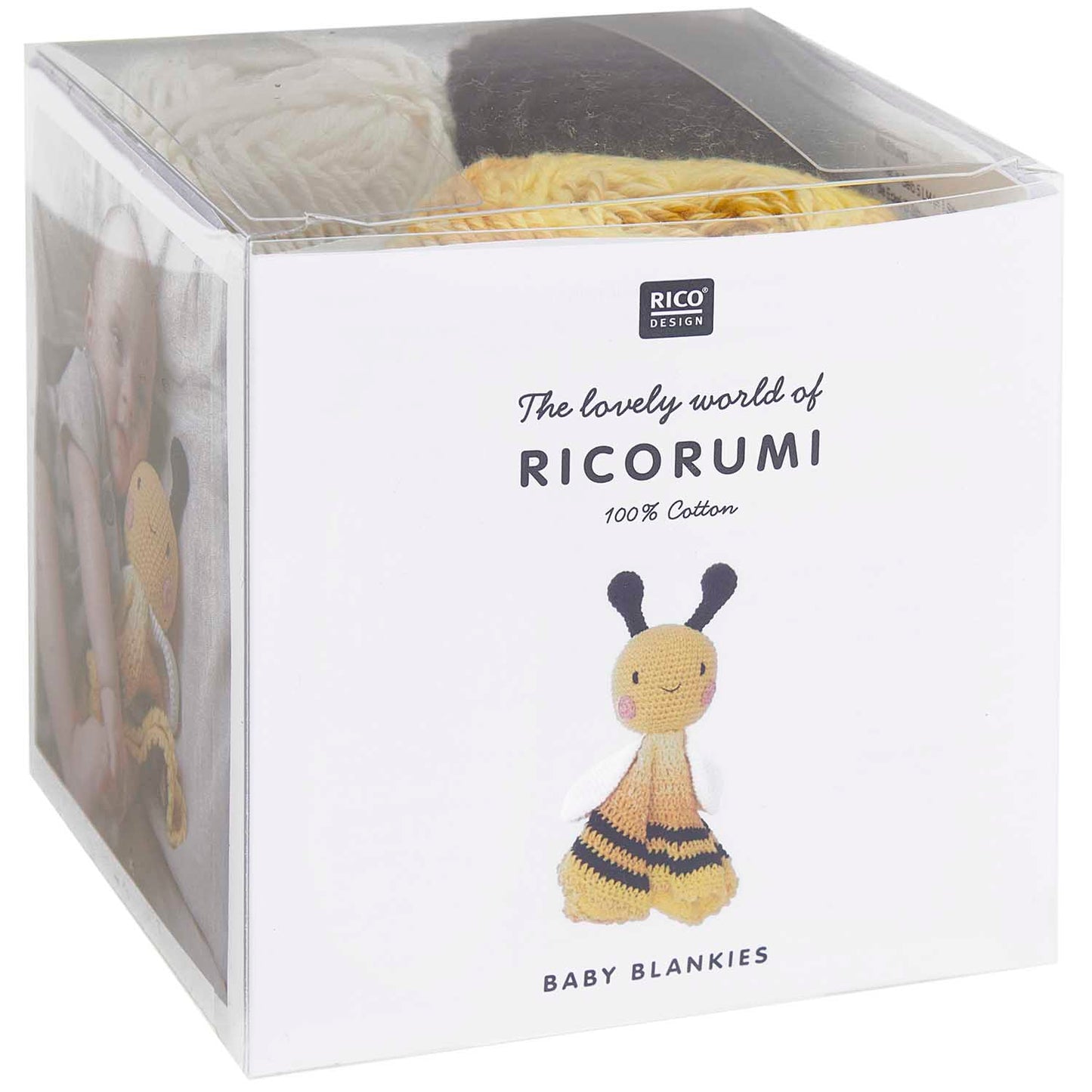 Ricorumi Crochet Kit - Baby Blankies - Bee