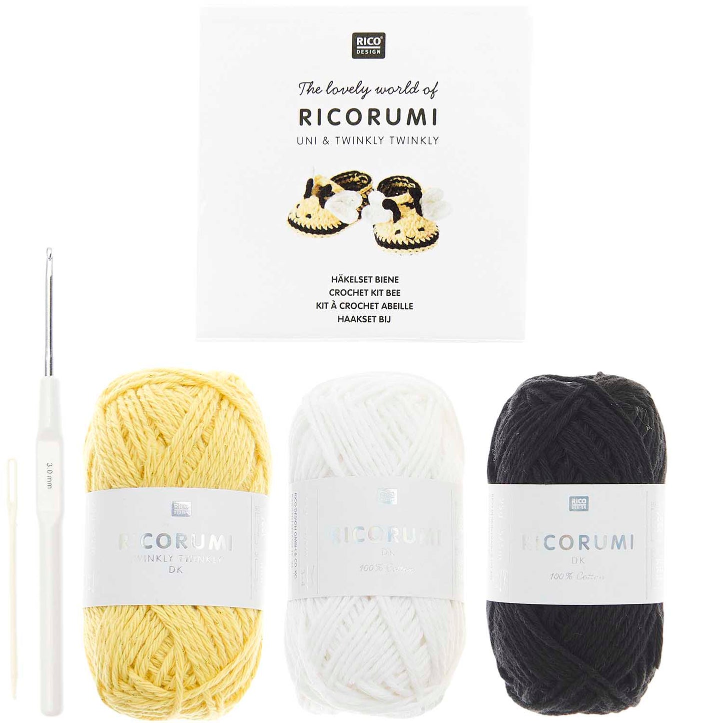 Ricorumi Crochet Kit - Bee Bootees