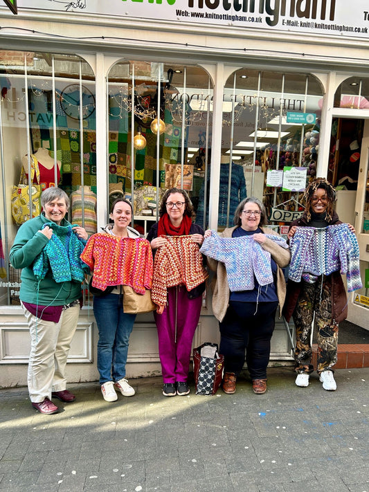 Learn to Crochet a Hexi Cardigan Course - 29/6/25, 13/7/25 & 27/7/25. 11-1:30